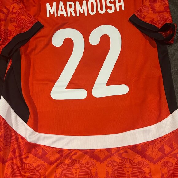 Puma EGYPT National Team OMAR MARMOUSH Men's JERSEY Red M,L,XL,2X New with tags - Picture 5 of 6